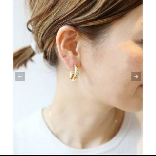 ドゥーズィエムクラス(DEUXIEME CLASSE)の【LAVER/ラバー】 HOOP BIG ピアス （GOLD）(ピアス)