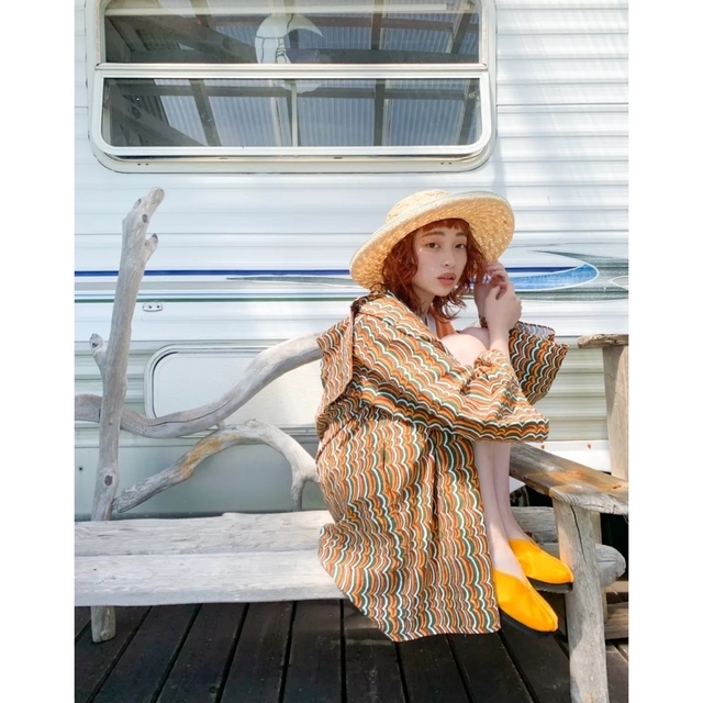 純正早割 <6(ROKU)> BATIK PRINT MOTIF TUNIC チュニック レディース