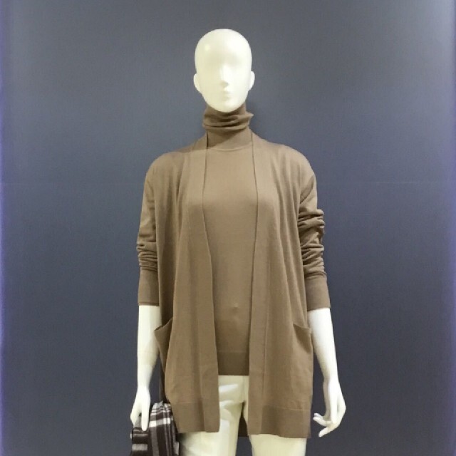 Theory luxe - 2018AW セオリーリュクス タートル&ロングカーディガン
