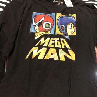 カプコン(CAPCOM)のcapcom メガマン　MEGAMAN tシャツ　Lサイズ(Tシャツ/カットソー(七分/長袖))