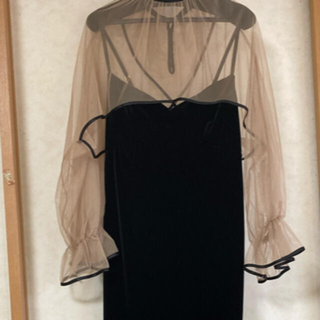 Ameri VINTAGE(アメリヴィンテージ)のmaccori様専用アメリMANY WAY TULLE VEIL DRESSそ レディースのフォーマル/ドレス(ロングドレス)の商品写真