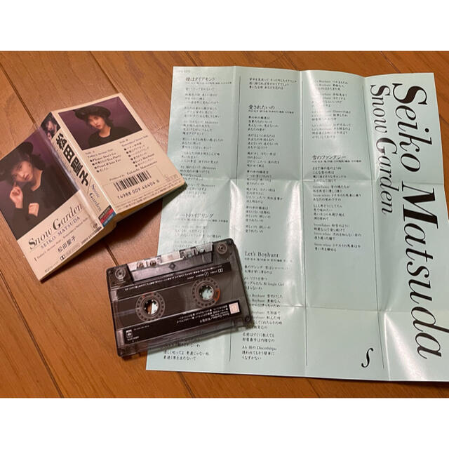 松田聖子　カセットテープ　Snow Garden レア物　廃盤　美品 エンタメ/ホビーのタレントグッズ(アイドルグッズ)の商品写真