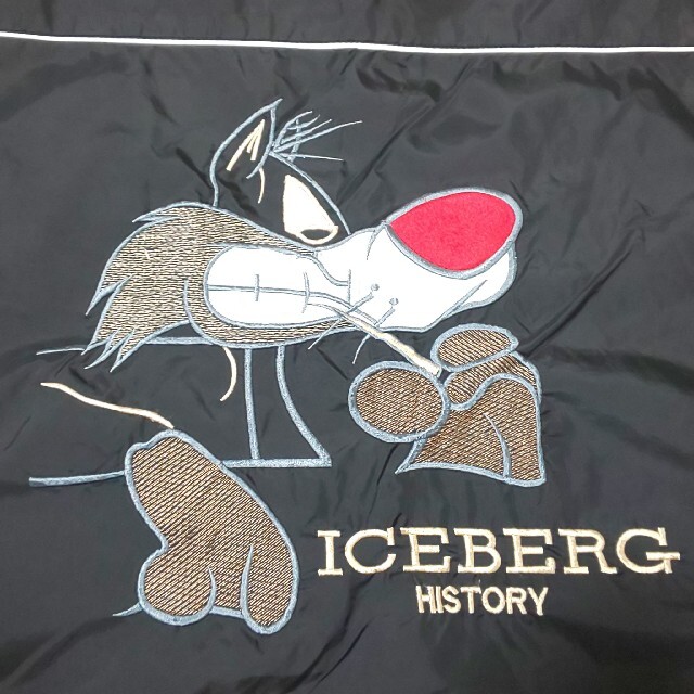 ICEBERG(アイスバーグ)の【美品/希少】ICEBERG HISTORY コーチジャケット デカロゴ 刺繍 メンズのジャケット/アウター(ナイロンジャケット)の商品写真