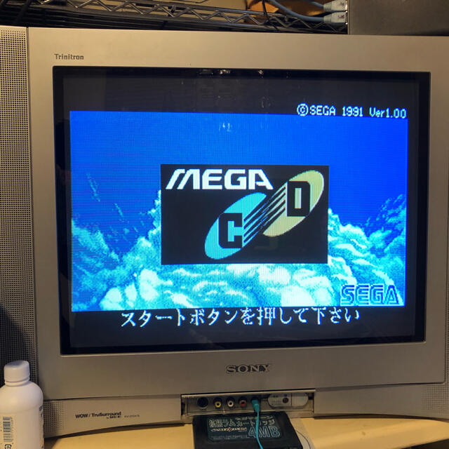 SEGA(セガ)のジャンク　メガCD エンタメ/ホビーのゲームソフト/ゲーム機本体(家庭用ゲーム機本体)の商品写真