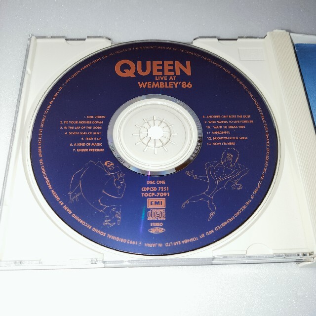 ★クイーン★ライヴ・ウェンブリー 1986★送料込★Queen★Wembley★ エンタメ/ホビーのCD(ポップス/ロック(洋楽))の商品写真