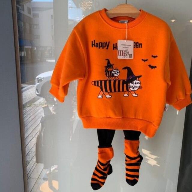 ★新品★ 110cm ハロウィンコーデ トレーナー キッズ/ベビー/マタニティのキッズ服男の子用(90cm~)(Tシャツ/カットソー)の商品写真