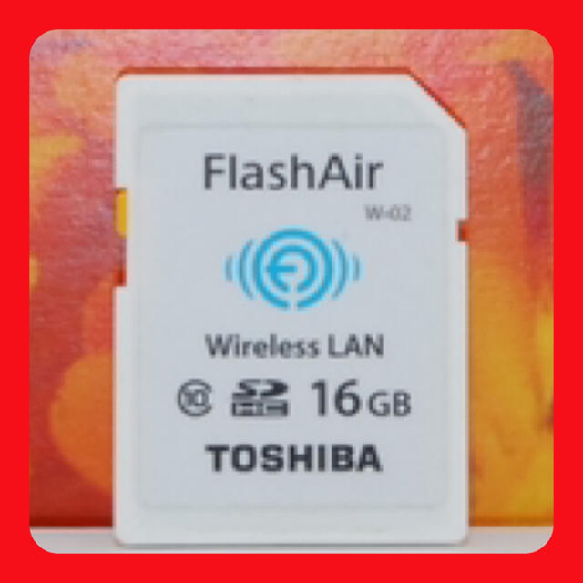 ❤️東芝❤️Wi-FiSDカード❤️Flash air 16GB❤️