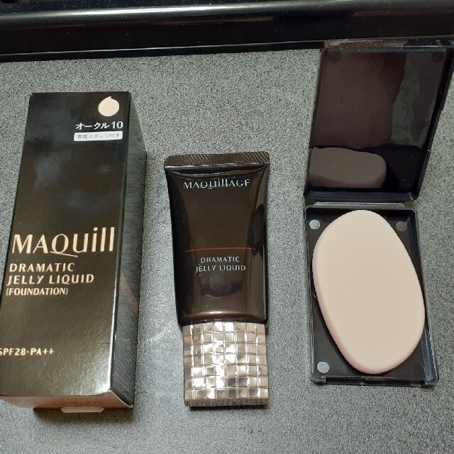 MAQuillAGE(マキアージュ)のマキアージュ ドラマティックジェリーリキッド オークル10 SPF28 PA++ コスメ/美容のベースメイク/化粧品(ファンデーション)の商品写真