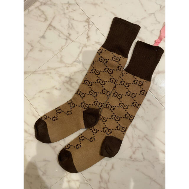 Gucci(グッチ)の【期間限定】正規 GUCCI グッチ  GGパターンコットンブレンドソックス靴下 メンズのレッグウェア(ソックス)の商品写真