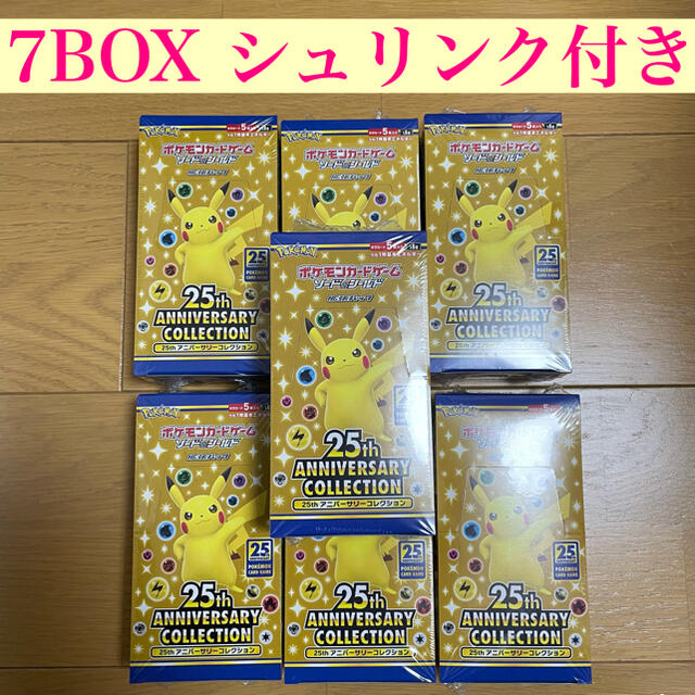 ポケモン(ポケモン)の25th aniversary collection ポケモン 7box エンタメ/ホビーのトレーディングカード(Box/デッキ/パック)の商品写真