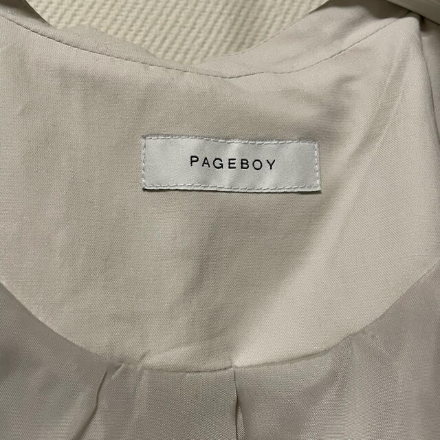 PAGEBOY(ページボーイ)のPAGE BOY ページボーイ　セットアップノーカラーラフジャケット レディースのジャケット/アウター(ノーカラージャケット)の商品写真