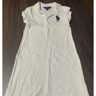 ポロラルフローレン(POLO RALPH LAUREN)のにゃご様専用　2点POLOラルフローレン★白ポロシャツワンピース★7歳(ワンピース)