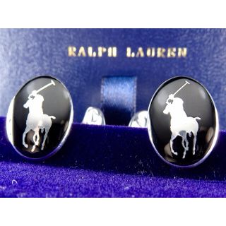 ラルフローレン(Ralph Lauren)のラルフローレン　ＳＶ９２５　ブラックホース　カフス　カフリンクス　箱付き(カフリンクス)