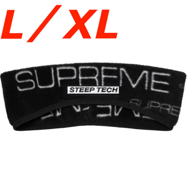 Supreme TNF Steep Tech Headband 黒 L/XL帽子