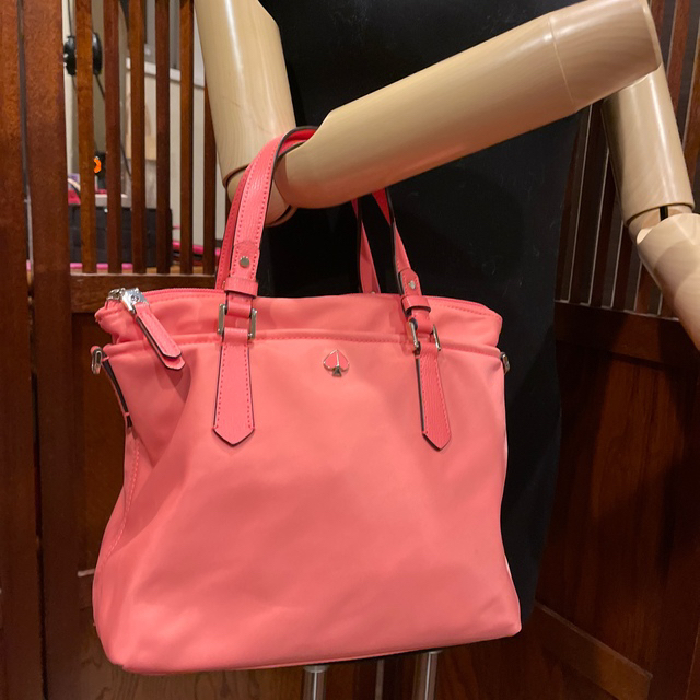 kate spade new york   Kate spade サーモンピンク ナイロンショルダー