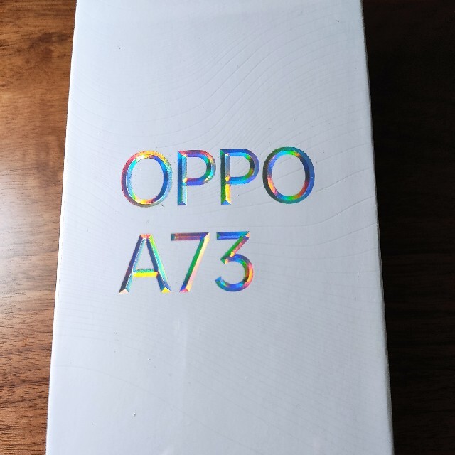 【新品未開封】OPPO A73 ネービー ブルー