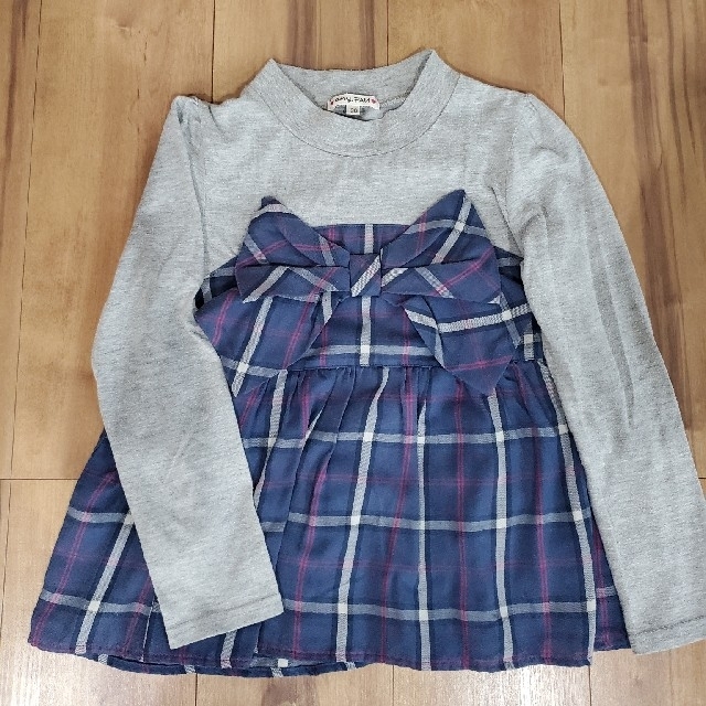 anyFAM(エニィファム)のぷりん様専用anyFAM Kids　カットソー130　スカート140 キッズ/ベビー/マタニティのキッズ服女の子用(90cm~)(その他)の商品写真