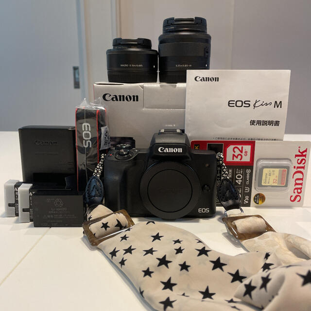 Canon - (れいママ)Canon EOS Kiss M ダブルレンズキット ブラック