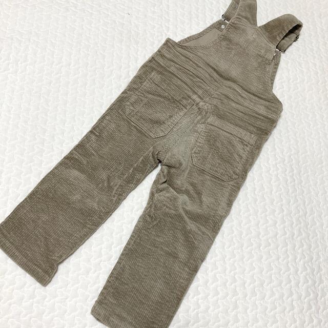 petit main(プティマイン)の【未使用】petit mine オーバーオール　100 キッズ/ベビー/マタニティのキッズ服男の子用(90cm~)(パンツ/スパッツ)の商品写真