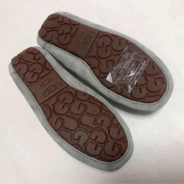 UGG アンスレー Ansley ムートン モカシン ライトグレー US6 23 3