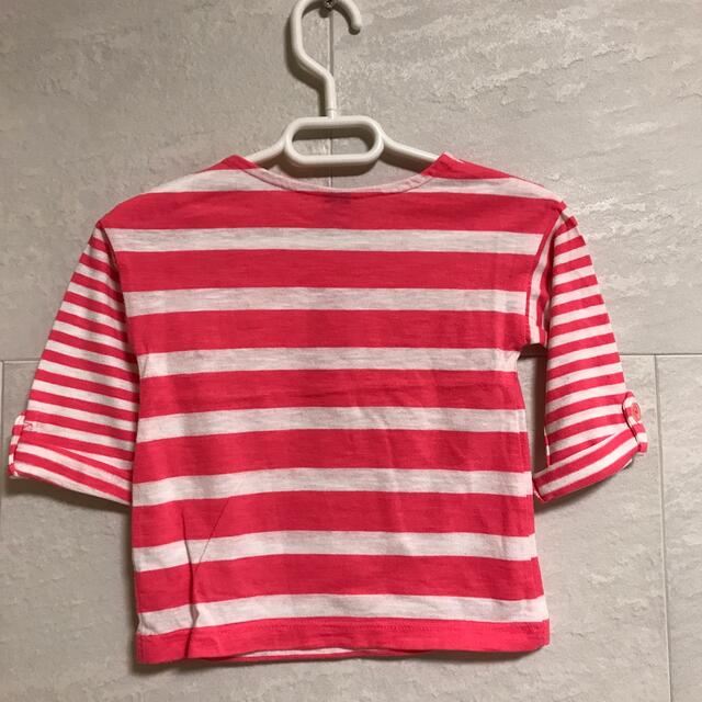 babyGAP(ベビーギャップ)のbaby gap  7分カットソー　90 キッズ/ベビー/マタニティのキッズ服女の子用(90cm~)(Tシャツ/カットソー)の商品写真