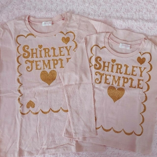 シャーリーテンプル(Shirley Temple)のシャーリーテンプル トランプ親子セットピンク 新品(Tシャツ/カットソー)