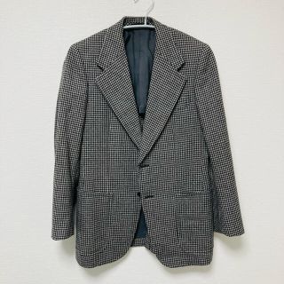 ハリスツイード(Harris Tweed)のイタリア　アンジェロリトリコ　千鳥格子　ジャケット　ブレザー(テーラードジャケット)