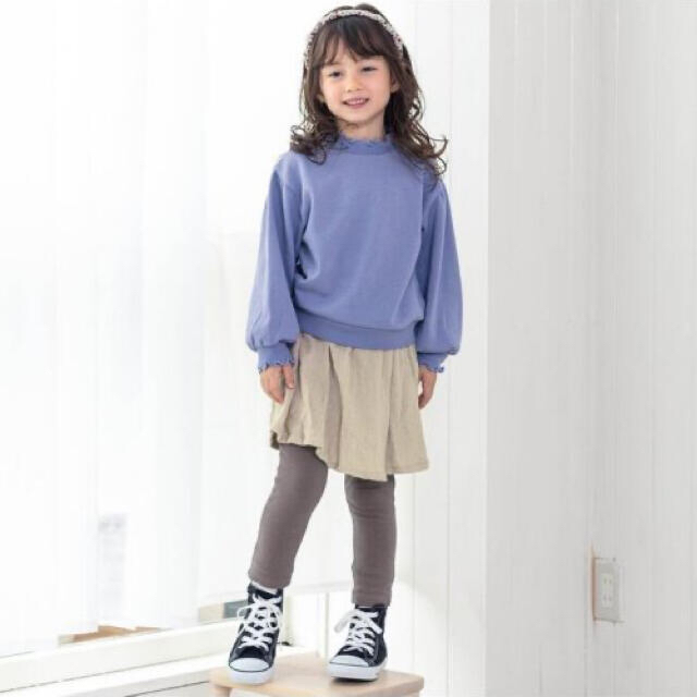 F.O.KIDS(エフオーキッズ)のアプレレクール　Wガーゼスカッツ10分丈　140 キッズ/ベビー/マタニティのキッズ服女の子用(90cm~)(パンツ/スパッツ)の商品写真