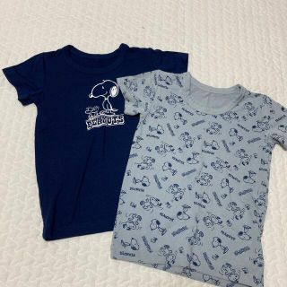 【美品】あったか素材　肌着2枚セット　95(下着)