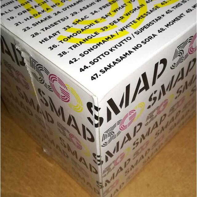 新品 50 GO SMAP 50 SINGLES シングルCD50枚セットポップス/ロック(邦楽)