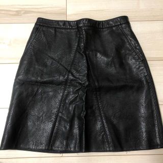 ザラ(ZARA)のザラ　黒　スカート(ひざ丈スカート)