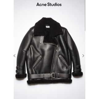 アクネ(ACNE)のacne アクネ　ムートン　シアリングアビエイタージャケット(ライダースジャケット)