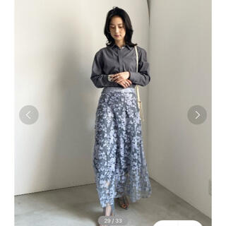アメリヴィンテージ(Ameri VINTAGE)のameri vintage lace layered shirt dress(ロングワンピース/マキシワンピース)