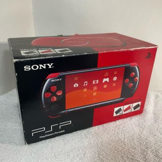 プレイステーションポータブル(PlayStation Portable)のレア　PSP-3000(PSPJ-30017) レッド/ブラック(携帯用ゲーム機本体)