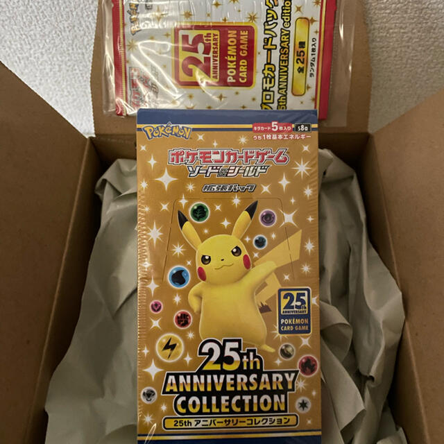 品質保証 ポケモン - 1box collection aniversary ポケモンカード 25th Box/デッキ/パック