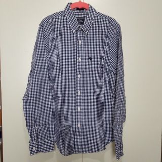 アバクロンビーアンドフィッチ(Abercrombie&Fitch)のアバクロ ★ ギンガムチェックシャツ Ｌ(シャツ)