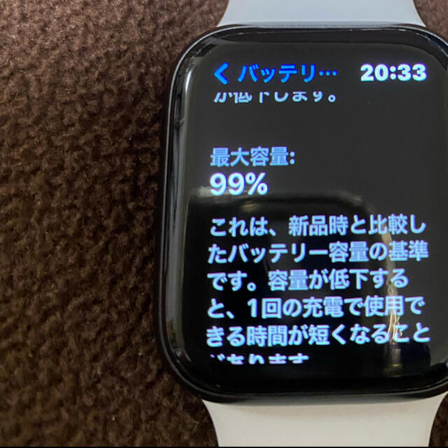 保証期間内Apple Watch SE 40mmスペースグレ純正ベルト２つ99%