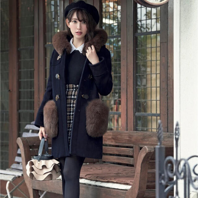 Rirandture - ♡こじはる着用♡ポケットファーダッフルコート(出品は