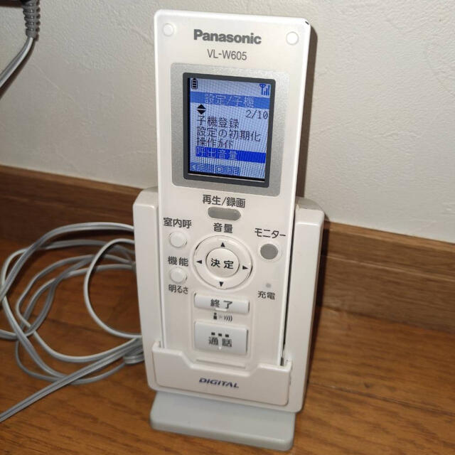 Panasonic インターホン ワイヤレスモニター子機 VL-W605 2