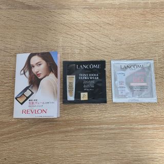 ランコム(LANCOME)のLANCOME REVLONサンプル3点セット♪(ファンデーション)