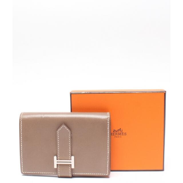 エルメス HERMES カードケース シルバー金具 □M刻印 レディース