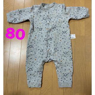 ユニクロ(UNIQLO)のキルトカバーオール 80サイズ(カバーオール)