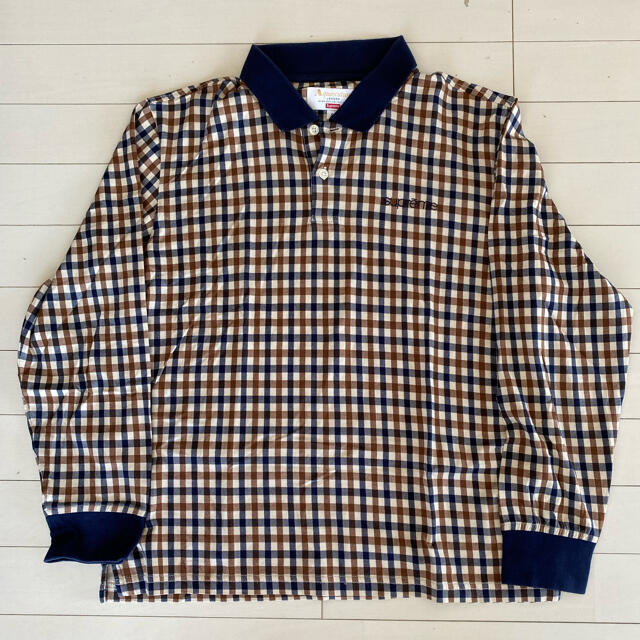 supreme aquascutum club check poloメンズ