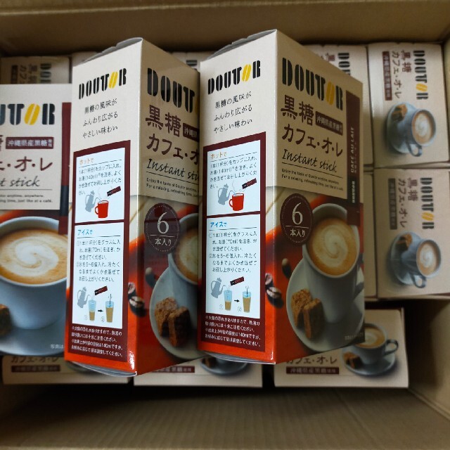 ドトール　スティック黒糖カフェオレ18箱 食品/飲料/酒の飲料(コーヒー)の商品写真