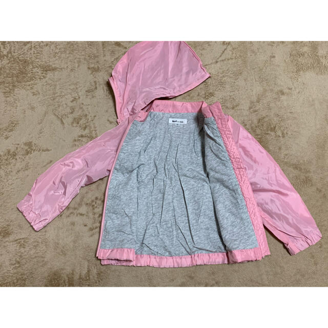 BEBE Noeil(ベベノイユ)のノイユエームベベ　タフタフリル付ジャケット キッズ/ベビー/マタニティのキッズ服女の子用(90cm~)(ジャケット/上着)の商品写真