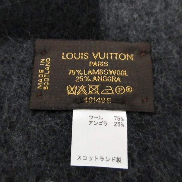 LOUIS VUITTON(ルイヴィトン)のルイヴィトン マフラー M72202 ノワール レディースのファッション小物(マフラー/ショール)の商品写真