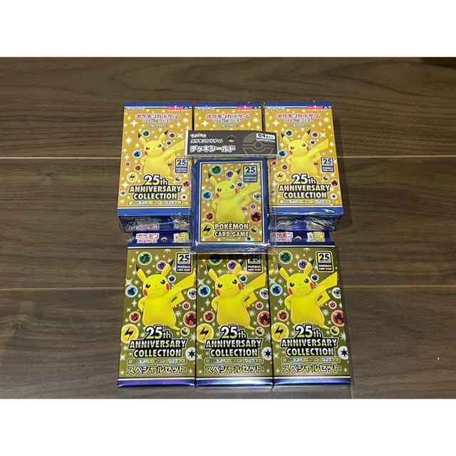 ポケモン(ポケモン)の25th ANNIVERSARY COLLECTION拡張・スペシャルセット各3 エンタメ/ホビーのトレーディングカード(Box/デッキ/パック)の商品写真