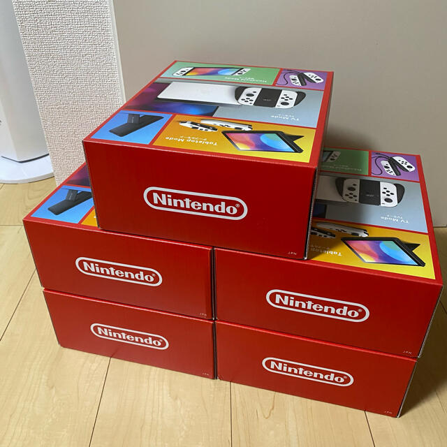 新品 未使用 任天堂 スイッチ 本体 5台セット