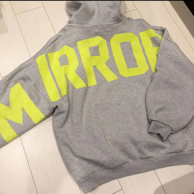 GYDA - mirror9 ミラーナイン アイコンパーカーの通販 by marris's ... 希少 MIRROR9 スウェットパーカー 立体刺繍ロゴ 黒 M ゆるだぼ
