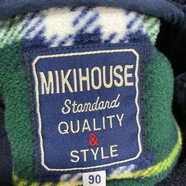 mikihouse(ミキハウス)のMIKIHOUSE 美品！定番ダッフルコート90 キッズ/ベビー/マタニティのキッズ服男の子用(90cm~)(コート)の商品写真